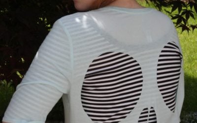 DIY Cutout Skully T-Shirt (like Pleasure Principle and Barak)