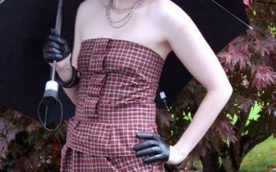 DIY: Men’s Button-Down Shirt to Sexy Bustier Dress