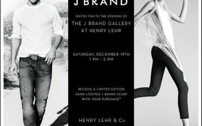 J Brand Event at the Henry Lehr Store in Soho