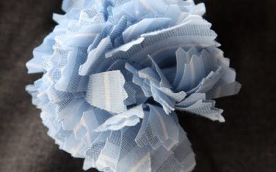 DIY Fabric Flower Patterns and a DIY Carnation Corsage Made From Shirt Fabric