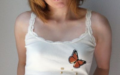 DIY Butterfly-Embellished Tanktop: Create Couture Challenge