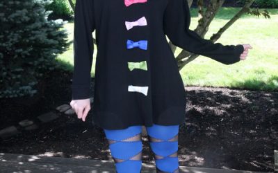 DIY: Men’s Shirt to Bow Tunic Dress