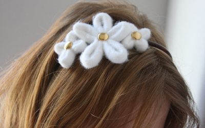 DIY Tube Flower Headband: Create Couture Challenge