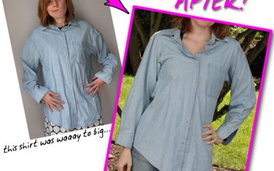 How To Re-Fit a Button-Down Shirt…To Your Size! Fitting 101
