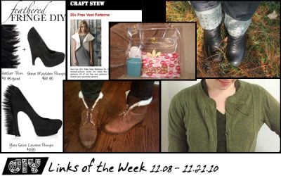 DIY Links of the Week 11.8 – 11.21.10