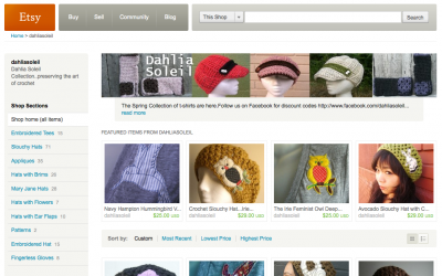 Introducing New Sponsor for March: Dahlia Soleil Collection (and Giveaway Winner!)