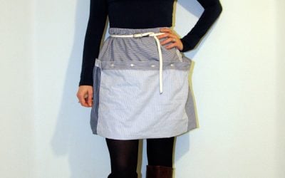 DIY: 3 Men’s Shirts to Convertible Skirt