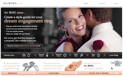ThisRING.com: Let Your Fiance Know Your Engagement Ring Wishes Before He Pops the Question