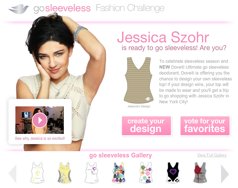 Dove Go Sleeveless Campaign