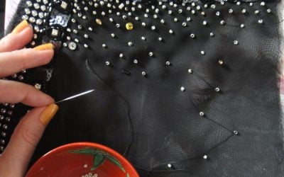 DIY in Progress: Beaded Mesh