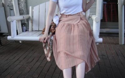 7.15.11 Outfit: Rhinestones and Pleats