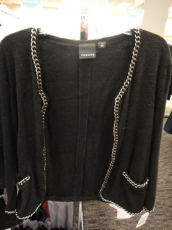chain embellished cardigan