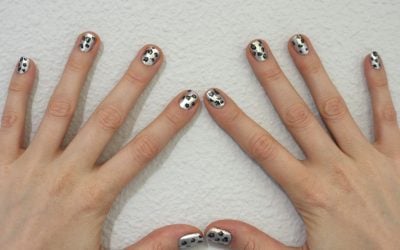DIY Metallic Leopard Manicure