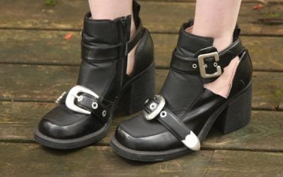 DIY Balenciaga Cut-Out Boots
