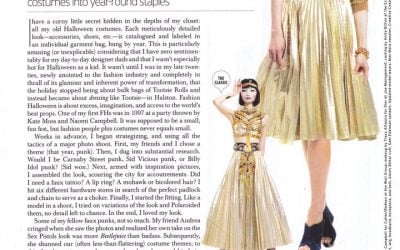 What to Do with Your Halloween Costume…The Day After (from Elle Magazine)