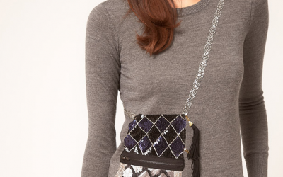 DIY Trompe L’oeil Sequin Bag Sweater