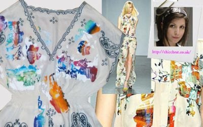 DIY Bloggers Fashion Week Tutorial 5: Matthew Williamson-Inspired Floral Blouse by Chic Cheat