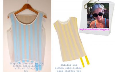 DIY Bloggers FashioN Week Tutorial 6: Phillip Lim-Inspired Ribbon Chiffon Blouse by Inspiration & Realisation