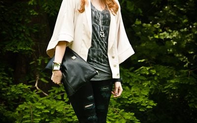Outfit 5.25.12: Pro Photoshoot! and a Japanese Kimono Cape Coat