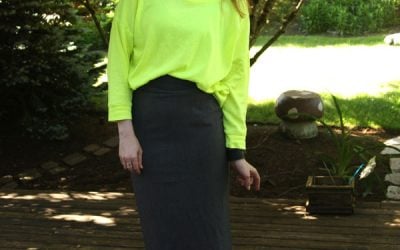 Outfit 6.20.12: Fluorescence and Paper Bag Sandals