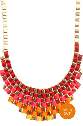 ribbon-wovenneckalce
