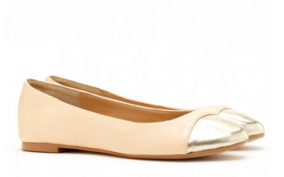 Object of Desire: Metallic Cap-toe Ballet Flat