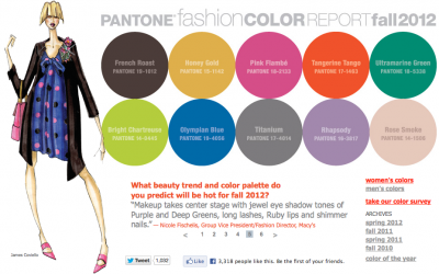 Colors Trending for Fall 2012: A Colorful Wishlist of Must-Haves