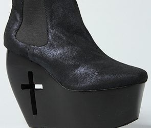 Object of Desire: Grey City The Rebel Shoe With Cross