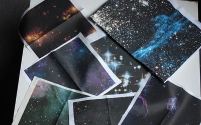 New Galaxy Fabric Swatches from Spoonflower Arrived!