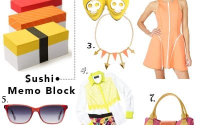 Citrus Brights Spring Wishlist Inspired By: Sushi Memo Blocks