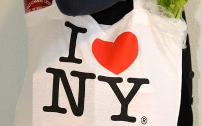 DIY I Love New York Tote Made From a T-Shirt