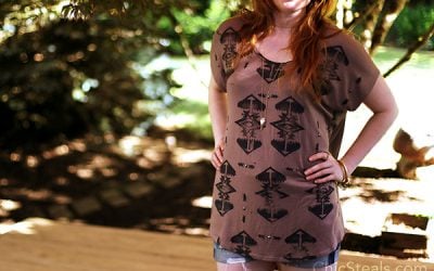 DIY Tribal-Print Festival T-Shirt with boohoo