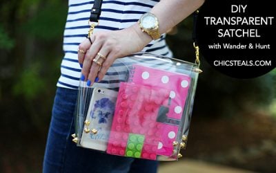 DIY Back to School Clear Satchel
