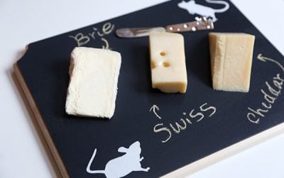 DIY Halloween Mice Cheese Platter