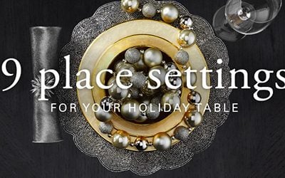9 DIY Place Settings for Your Holiday Table Inspired by ZGallerie