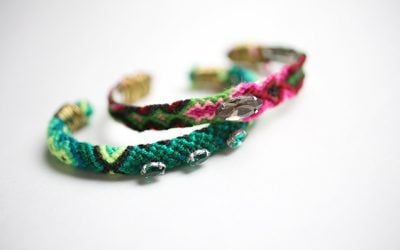 DIY Friendship Bangle Bracelets for WeHeartThis