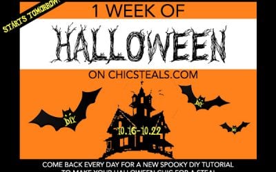 Announcing: DIY Halloween Week at ChicSteals.com