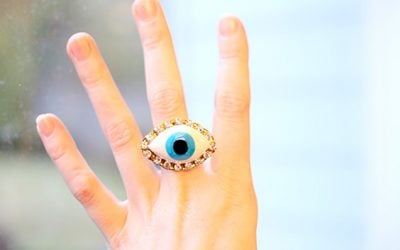 DY Evil Eye Ring on We Heart This