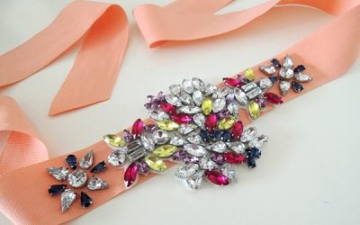 DIY Radiant Rhinestone Anthropologie Belt