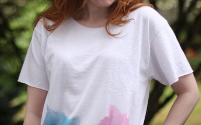 DIY Painted Kitten Tee: Easily Transfer Designs to Clothing with DecoArt Ink Effects