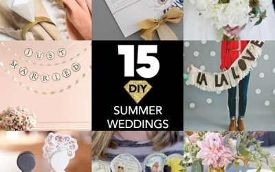 15 DIY Ideas for a Do-It-Yourself Summer Wedding