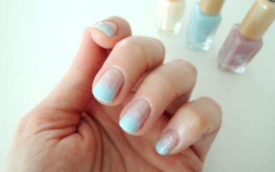 DIY Easy Ombre Sherbet Nail Art