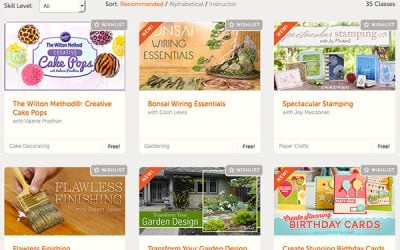 Take a Free Mini-Crafting Class with Craftsy!