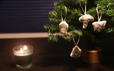 DIY Illustrated Hand-Sewn Woodland Ornaments