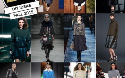 DIY Ideas from Fall 2015 Fashion Weeks