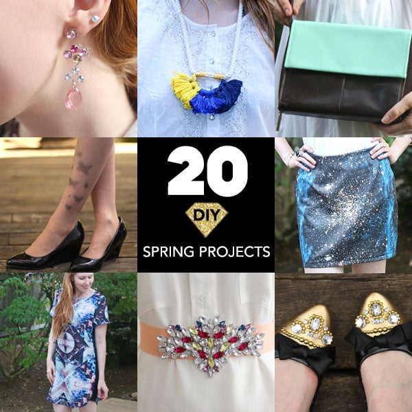 20 DIY Spring Projects by Chic Steals collage
