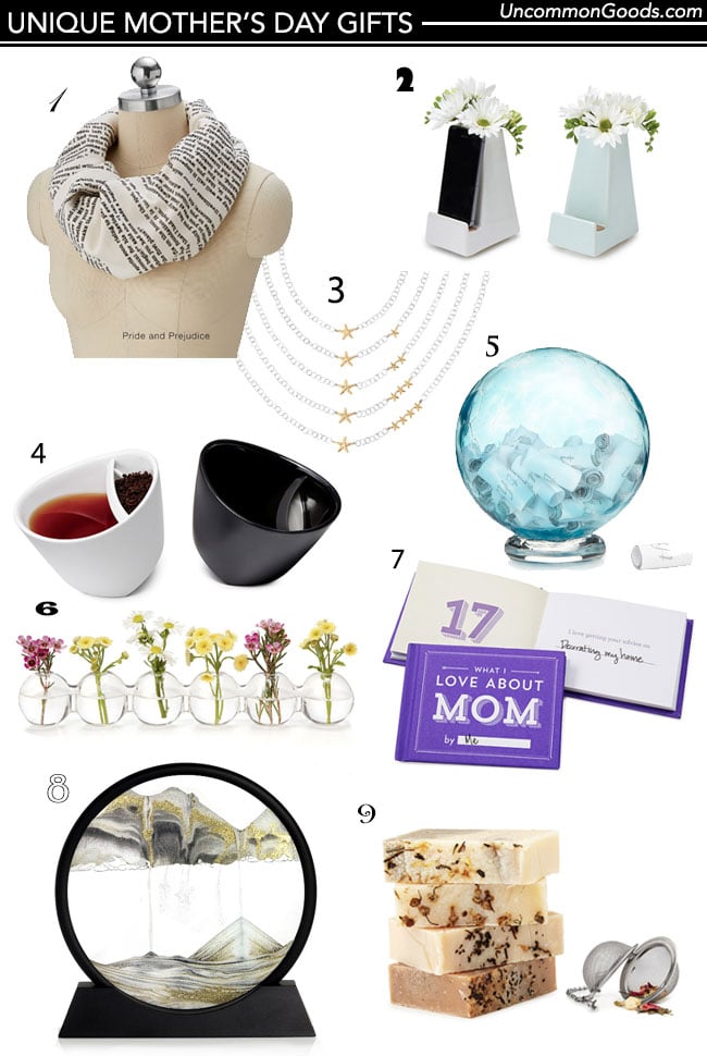 Unique Mother's Day Gifts collage from UncommonGoods