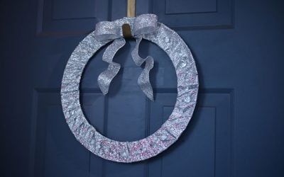 DIY Valentine’s Day Jeweled Wreath with Paper Mart