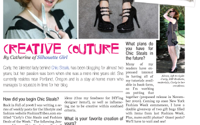 I’ve Been Feaured in Style Sample Magazine!