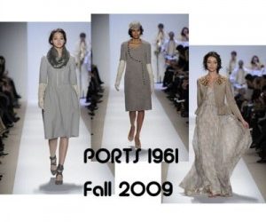 NY Fashion Week: PORTS 1961 Fall 2009 Runway Show Coverage